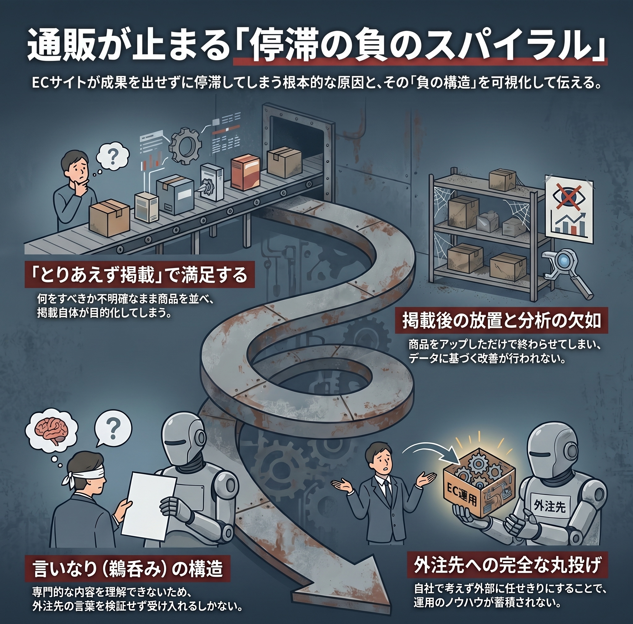 停滞のスパイラル